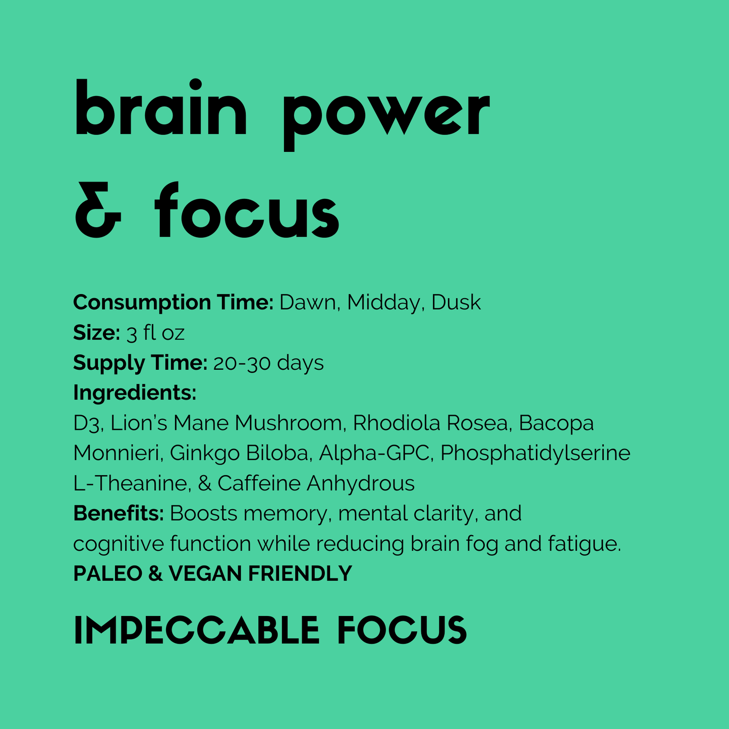 Brain Power & Focus – Sharpen the Mind, Awaken the Vision