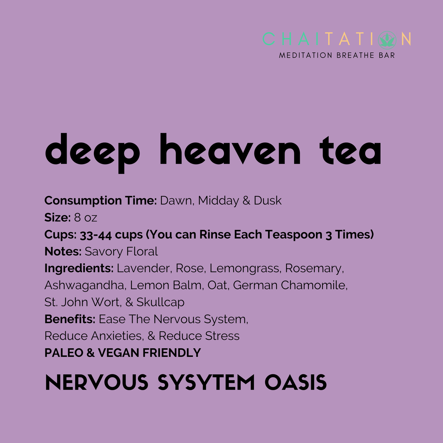 DEEP HEAVEN TEA