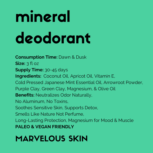 LOTION MINERAL DEODORANT