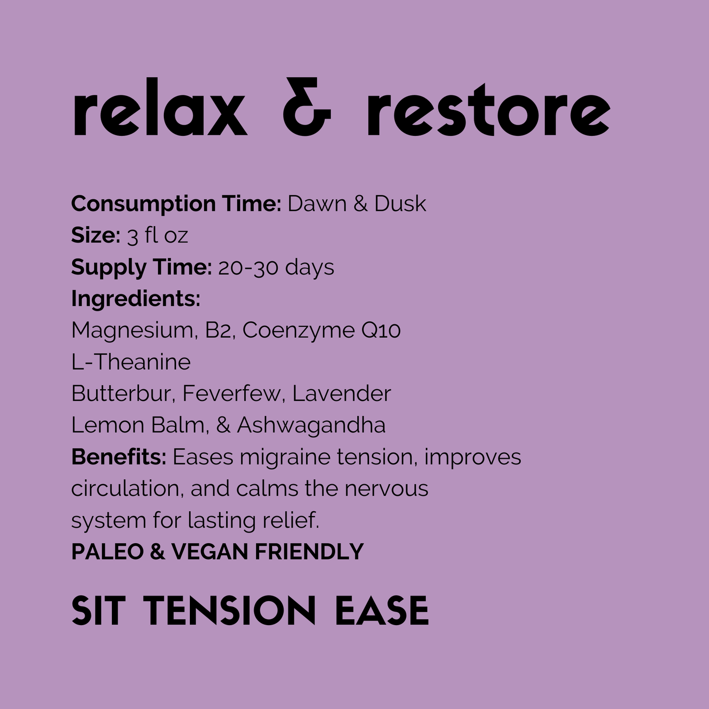 Relax & Restore Migraine – A Warrior’s Relief, A Healer’s Touch